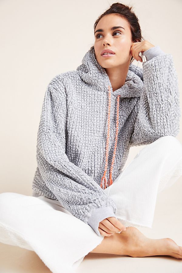 Slide View: 1: Nanette Sherpa Hoodie