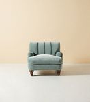 Channel-Tufted Occasional Chair #1