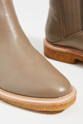 sherpa lined chelsea boots