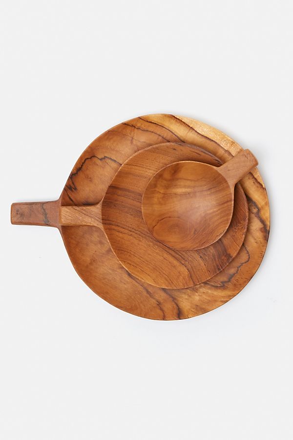 Slide View: 1: Blue Pheasant Chloe Serving Platters, Set of 3