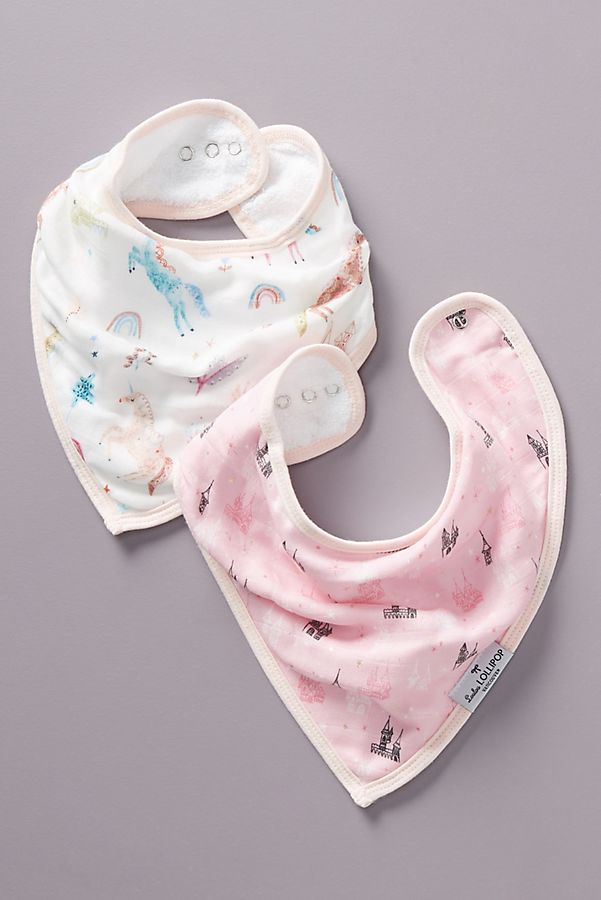 Slide View: 1: Safari Bibs, Set of 2