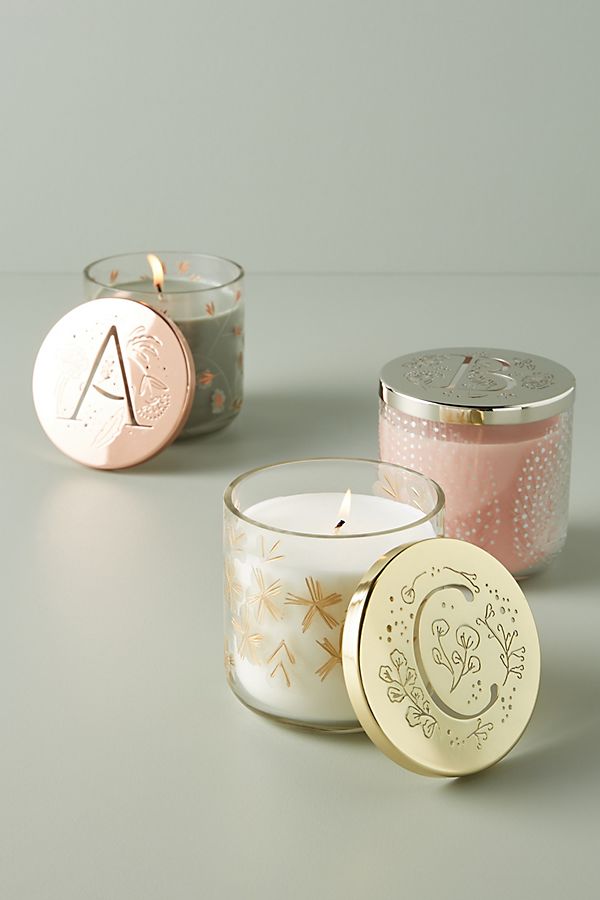 Slide View: 1: Lumi Monogram Candle