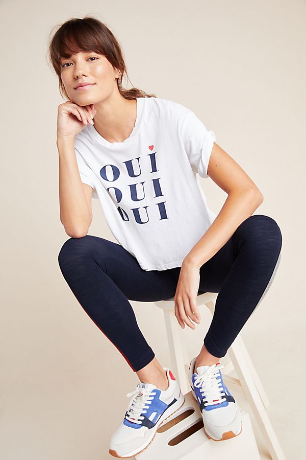 Slide View: 1: Sundry Oui Graphic Tee