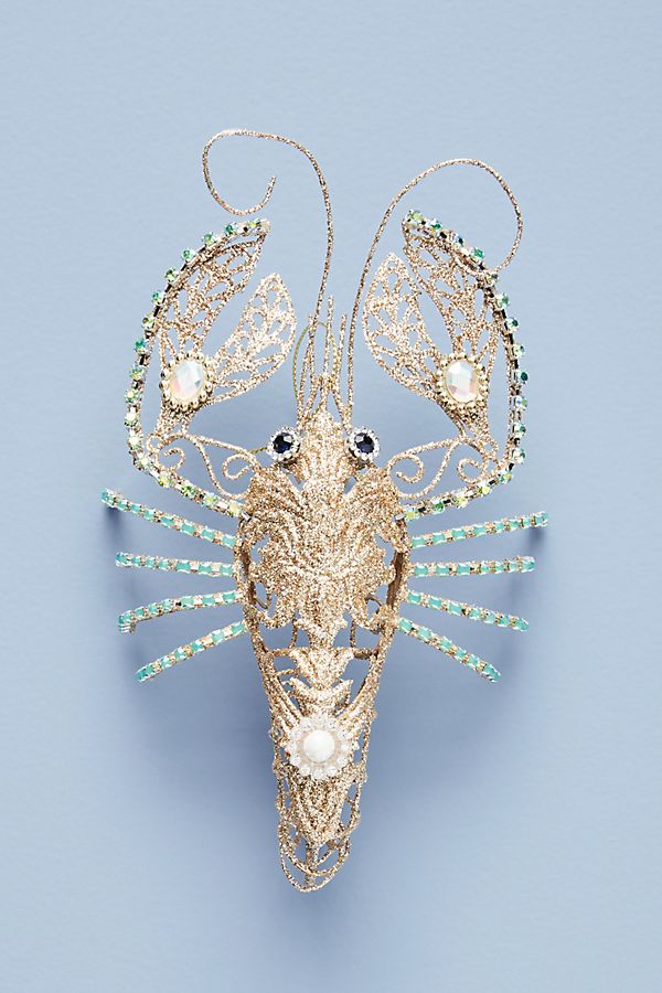 Slide View: 1: Embellished Lobster Ornament