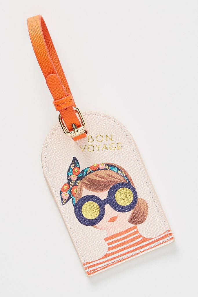 Rifle Paper Co. for Anthropologie Bon Voyage Luggage Tag | Anthropologie