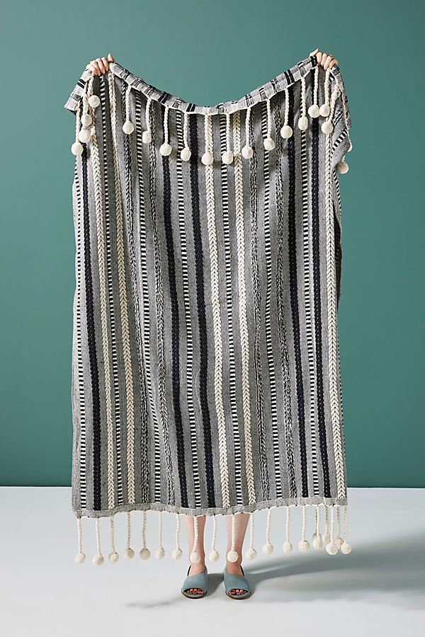 Slide View: 1: Woven Alejandra Throw Blanket