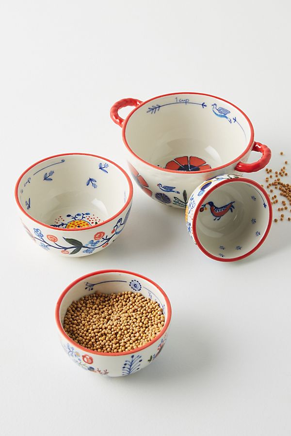 Slide View: 1: Marian Measuring Cups, Set of 4