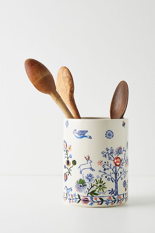 Slide View: 1: Marian Utensil Jar