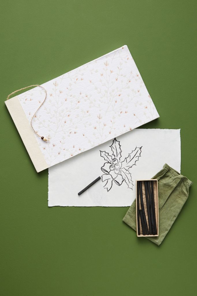 Charcoal Sketchbook Gift Set Anthropologie