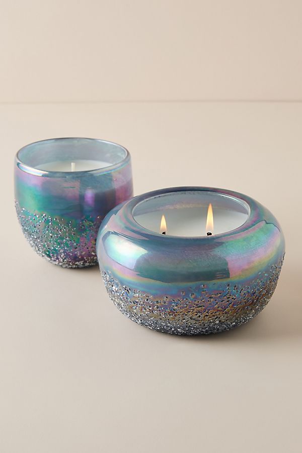 Slide View: 1: Artisan Glass Candle
