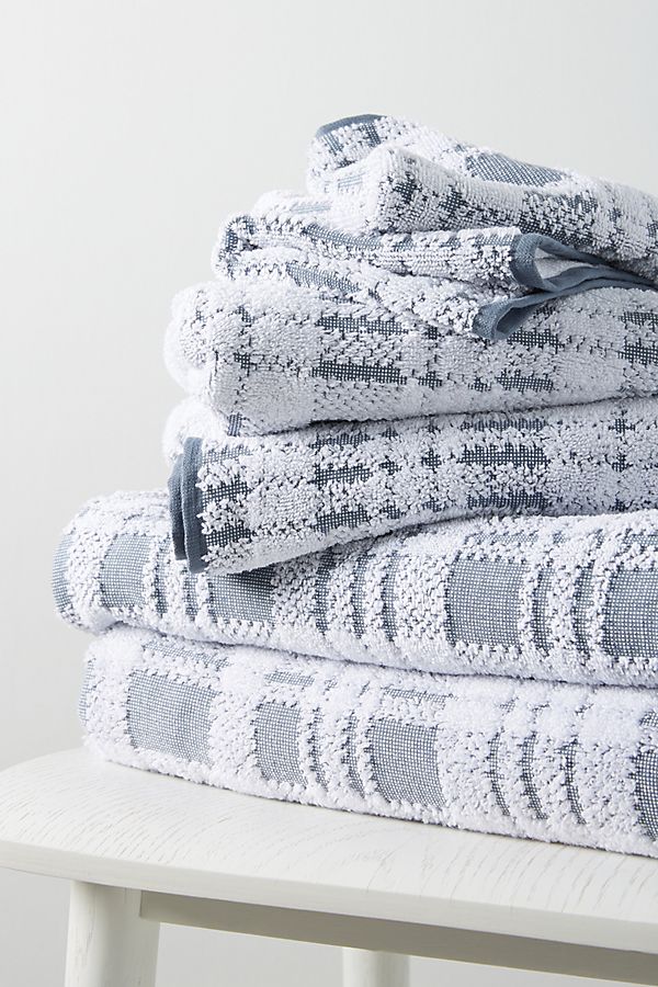 Slide View: 1: Tartan Towels, Set of 6