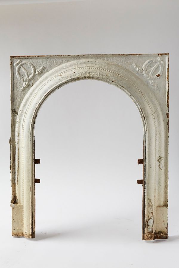 Patina Vie Vintage Cast Iron Arched Fireplace Surround Anthropologie