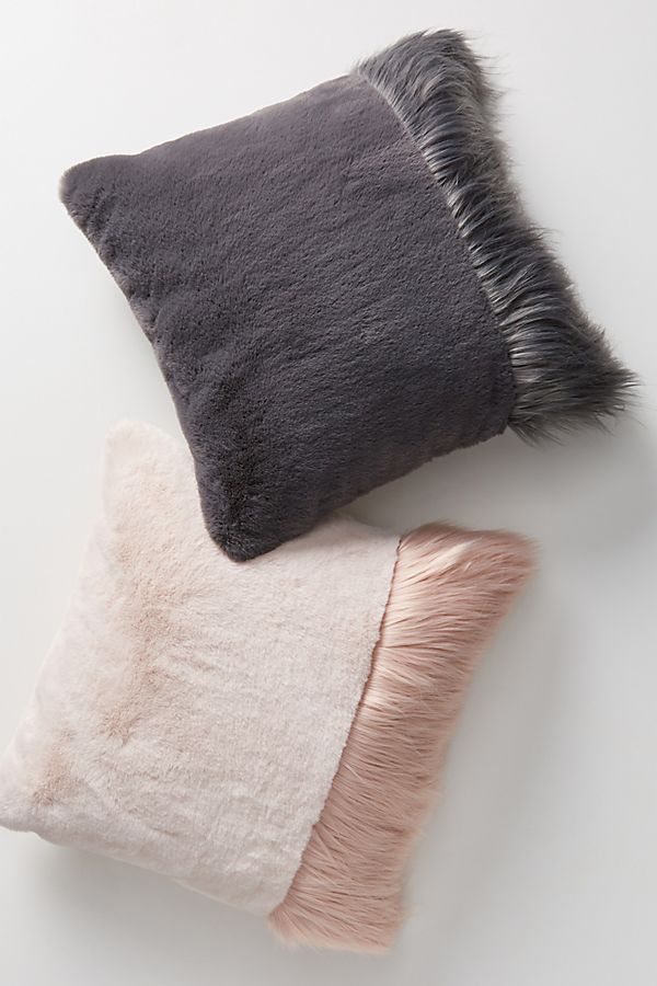 Slide View: 2: Tara Faux Fur Pillow