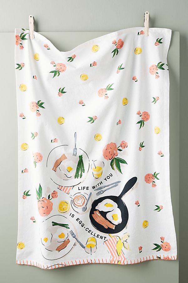 Slide View: 1: Amy Heitman Eggcellent Dish Towel