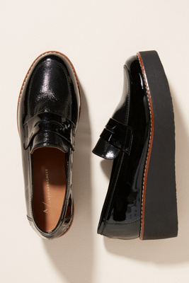 womens platform loafers