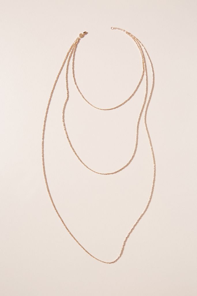 Jennifer Zeuner Jewelry Karina Layered Necklace Anthropologie