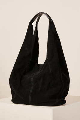 black slouch tote bag