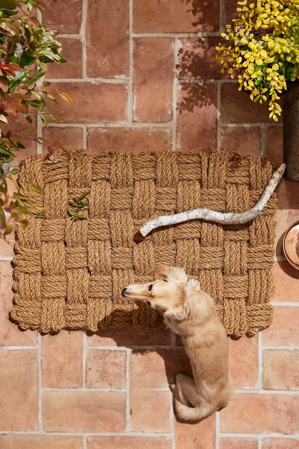 Slide View: 1: Basket Weave Doormat