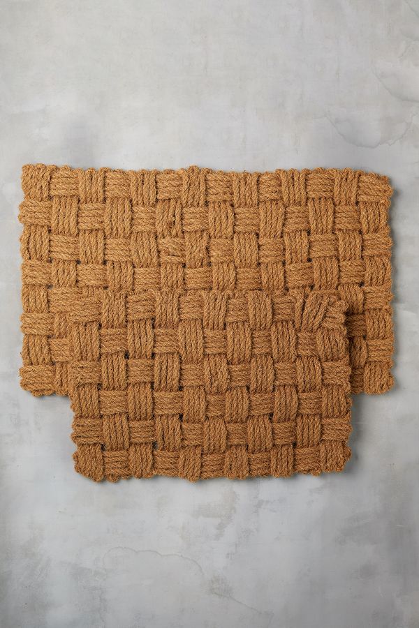 Slide View: 3: Basket Weave Doormat