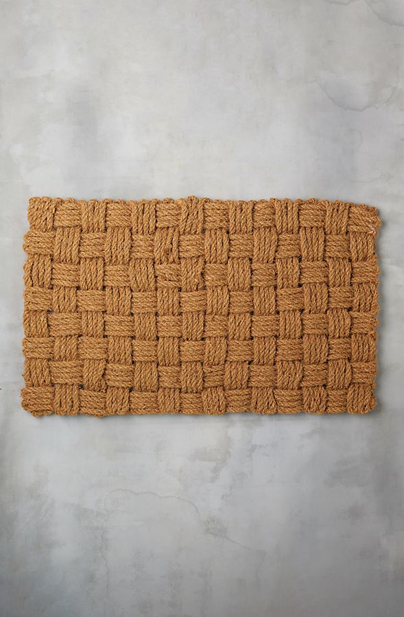 Slide View: 1: Basket Weave Doormat