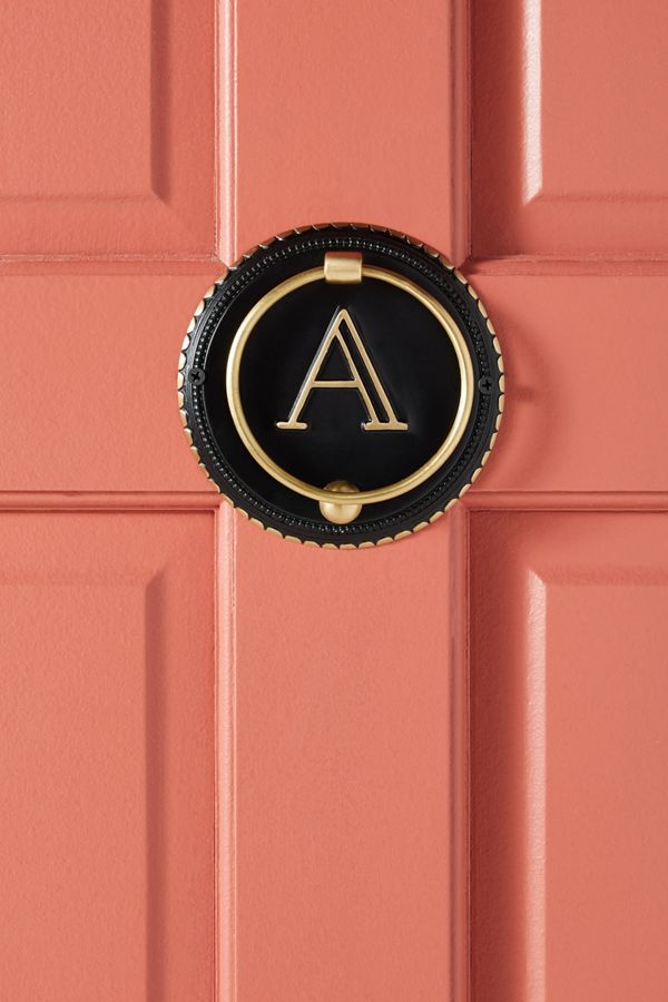 Nora Monogram Door Knocker Anthropologie