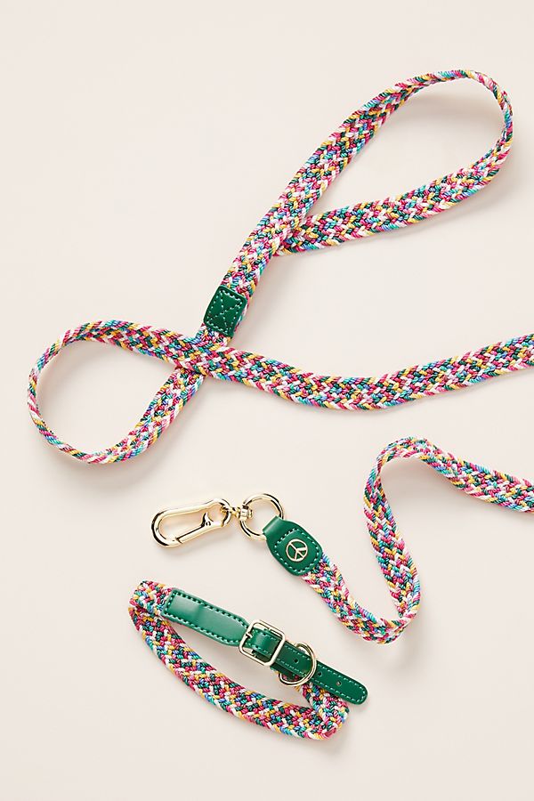 Slide View: 2: Willow Woven Dog Collar
