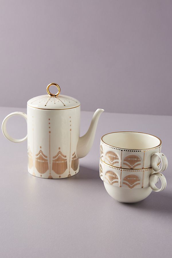 Slide View: 1: Michele Tea For Two Set