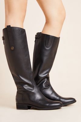 penny leather riding boot sam edelman