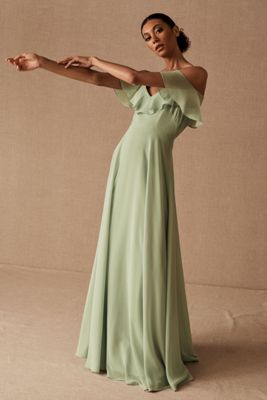 old rose long gown