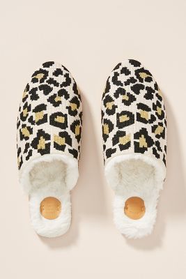 slippers leopard