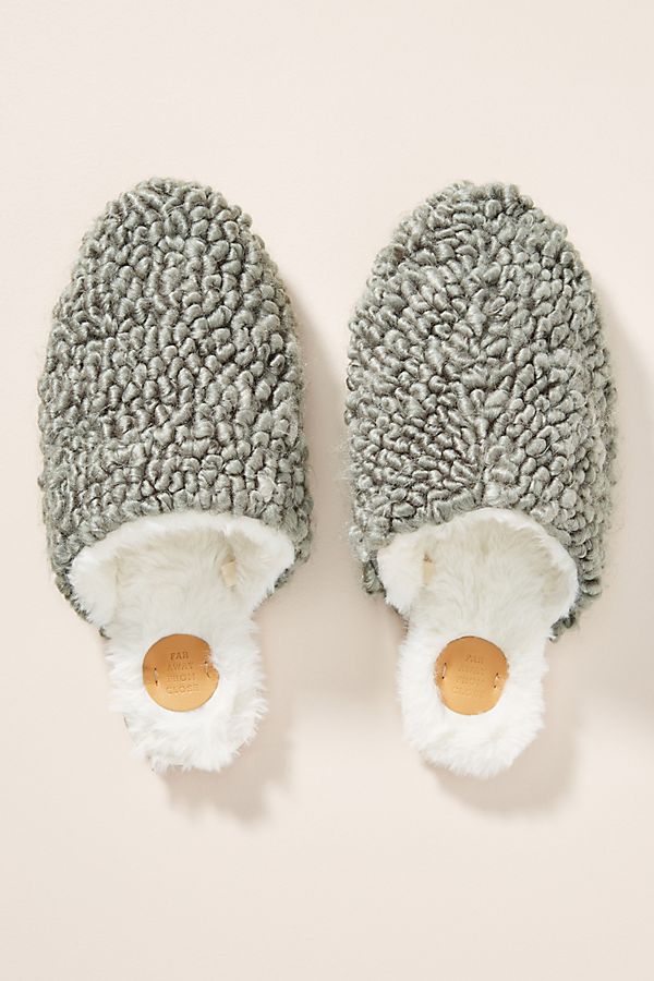 Slide View: 1: Avery Wool Slippers
