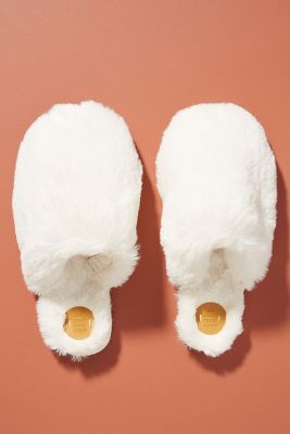 Margot Faux Fur Slippers | Anthropologie