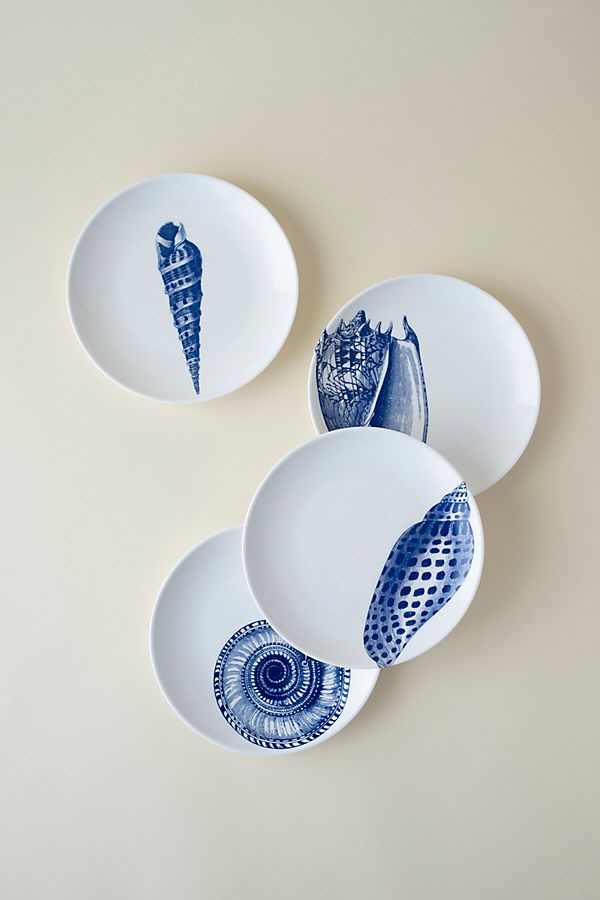 Slide View: 1: Caskata Shells Canapes, Set of 4