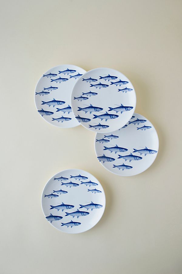 Slide View: 1: Caskata School of Fish Canapes, Set of 4