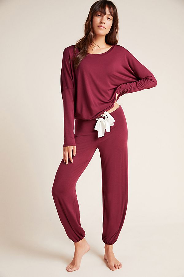 Slide View: 1: Eberjey Gisele Slouchy Sleep Set