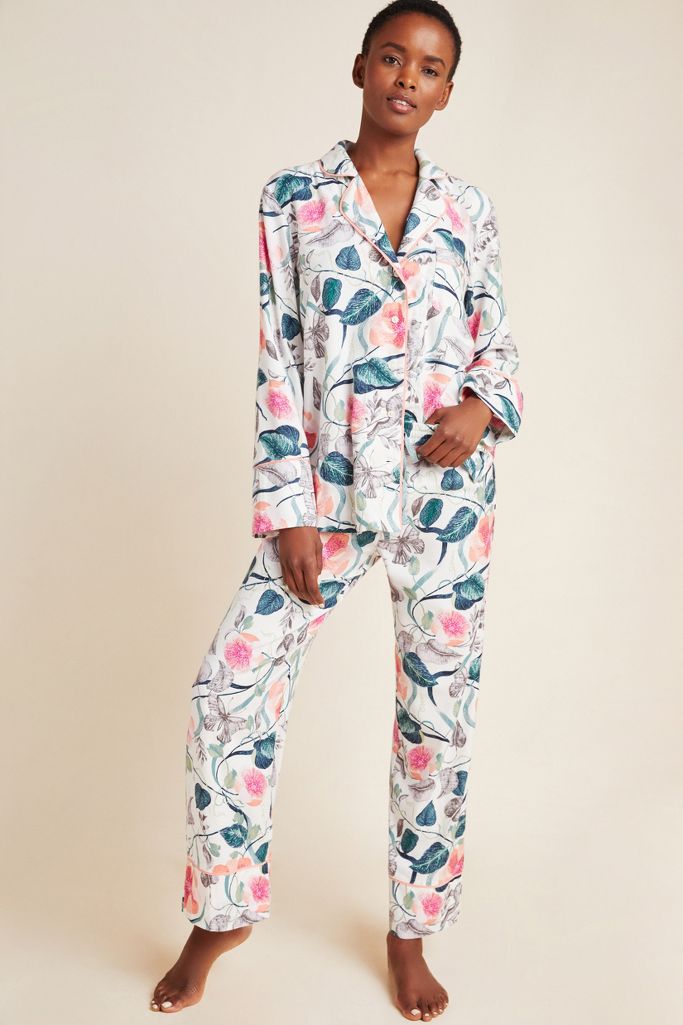 Malin Gyllensvaan Magnolia Flannel Sleep Pants | Anthropologie