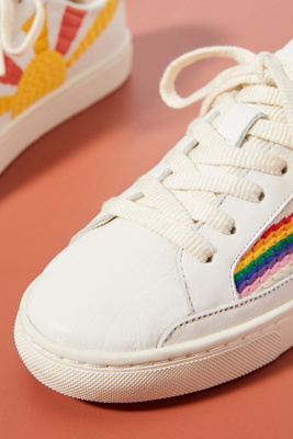 soludos rainbow wave sneaker