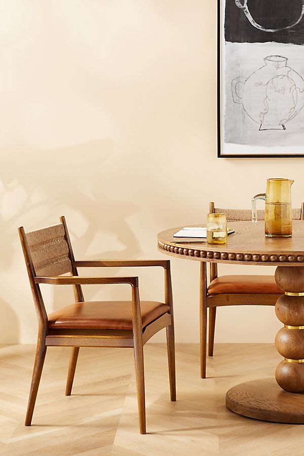 Slide View: 9: Soho Home x Anthropologie Roped Back Dining Chair