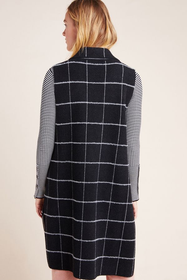 Quinn Windowpane Vest Anthropologie