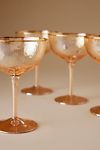 Thumbnail View 2: Zaza Lustered Coupe Glasses, Set of 4