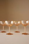 Thumbnail View 1: Zaza Lustered Coupe Glasses, Set of 4