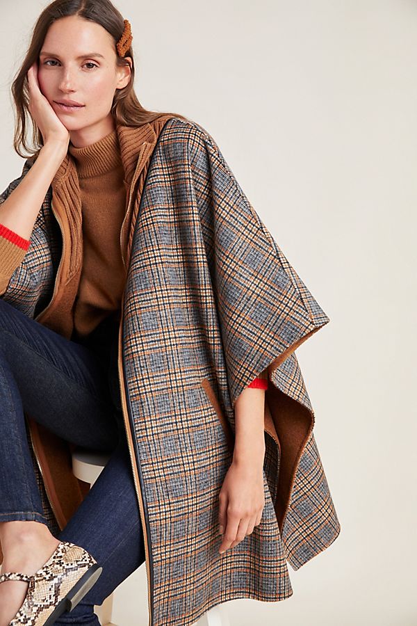 Slide View: 1: Holden Plaid Cape