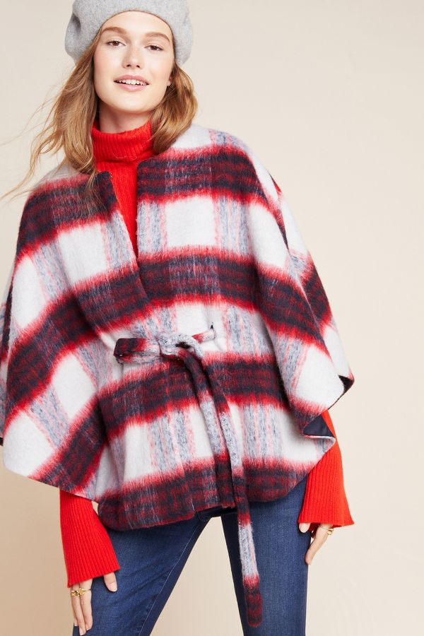 Slide View: 2: Johanna Plaid Capelet