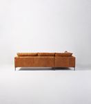 Edlyn Leather Chaise Sectional #4