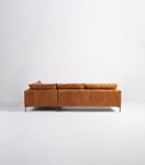 Edlyn Leather Chaise Sectional #9