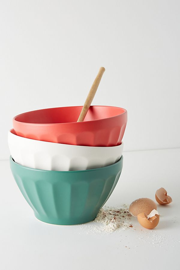 Slide View: 1: Matte Latte Serving Bowl