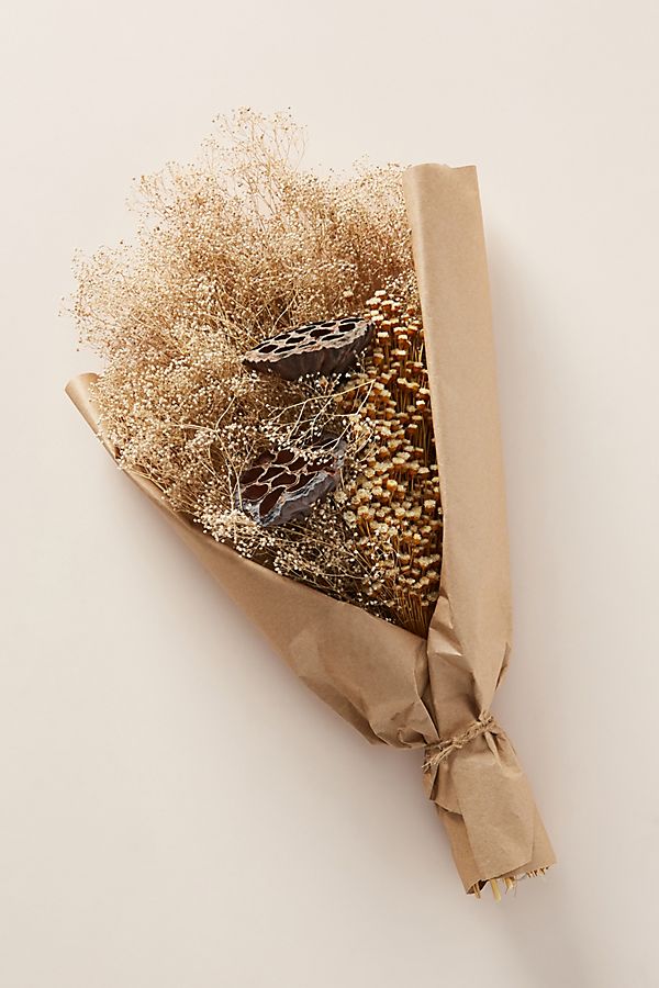 Slide View: 1: Dried Lotus Pod Bouquet
