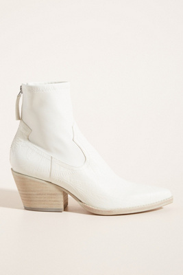 dolce vita white booties