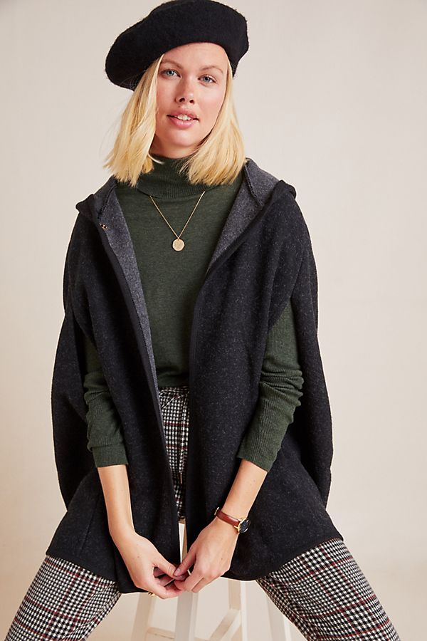 Slide View: 1: Bellamy Hooded Capelet