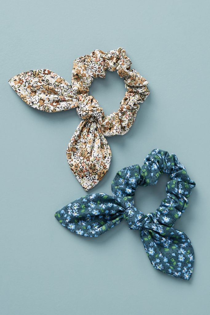 Kids Floral Scrunchies, Set of 2 | Anthropologie